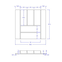 Yansız kaşıklık 60'lık 